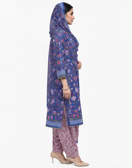 Azure Bloom 3 Pcs