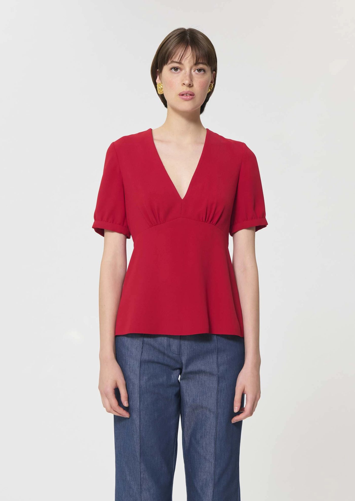 Top Tessa rouge