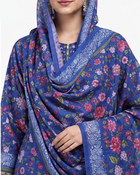Azure Bloom 3 Pcs